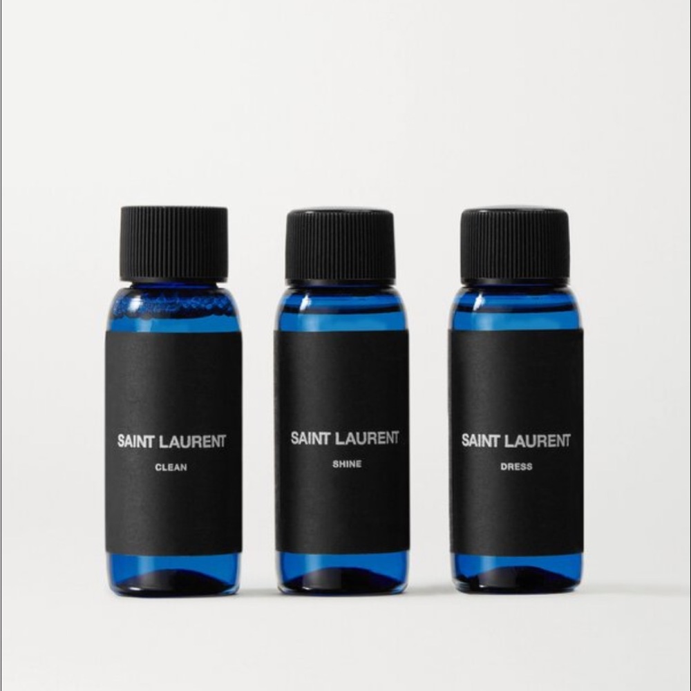 Saint Laurent clean dress shine